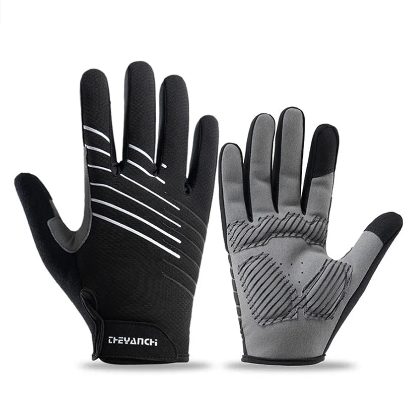 RooRuns Full-Finger Cycling Gloves | Non-Slip Silicone Grip