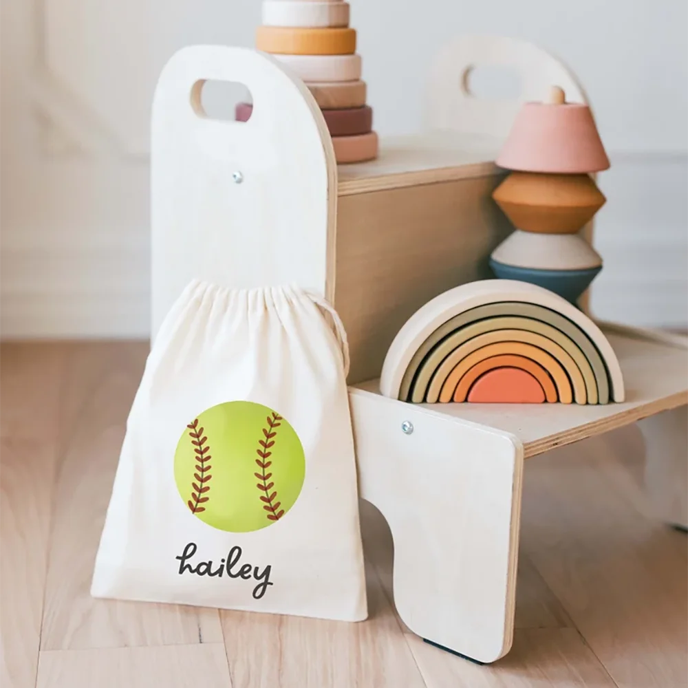 Custom Softball Party Favor Bags | Kids Sports Goodie Bags