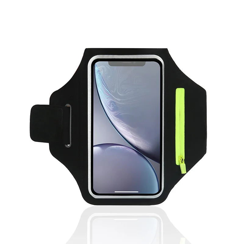 Running Bag For Phone Case On Hand Armband On The Phone Bags Accessories Wrist Armbands mp3 mp4 Bags Sport Phone Sleeve Bags Peaceful Pleasures Health and Wellness Black(6.7 inch)