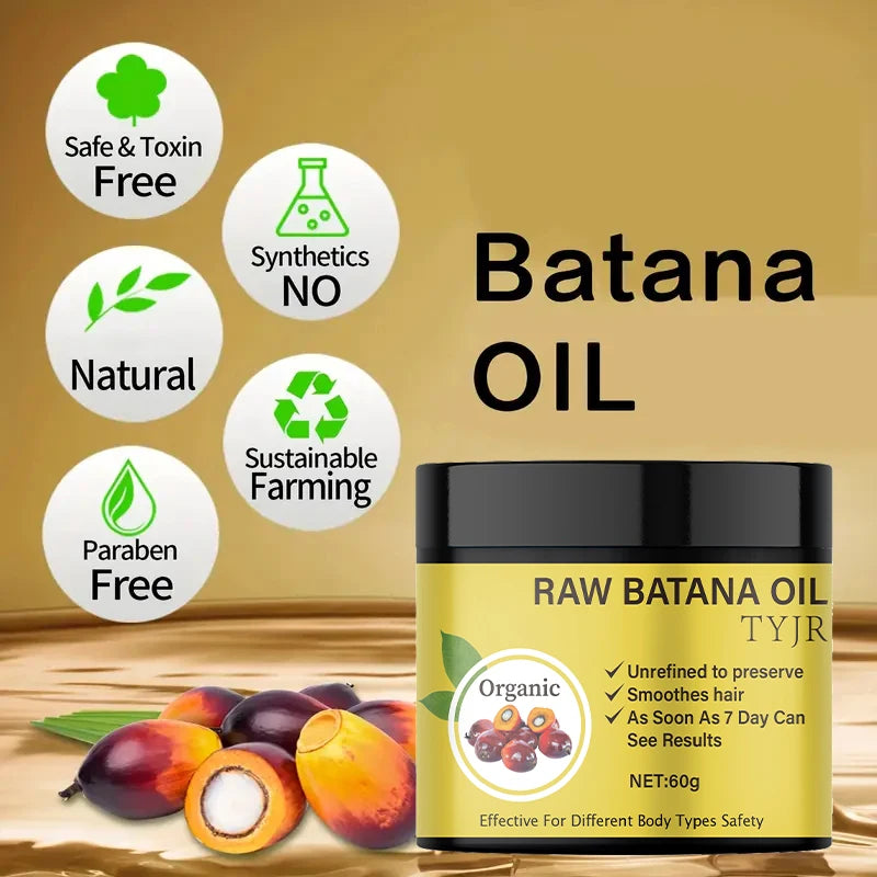 Raw Batana Oil Hair Mask – Nourishing, Smoothing & Softening Deep Conditioning Mask Peaceful Pleasures Health and Wellness