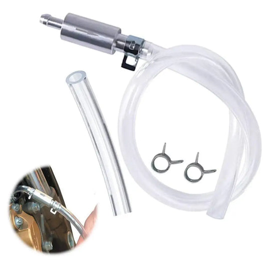 Motorcycle Brake Bleeder Kit | One-Way Check Valve & Hose Brake Bleeder Kit Peaceful Pleasures Health and Wellness