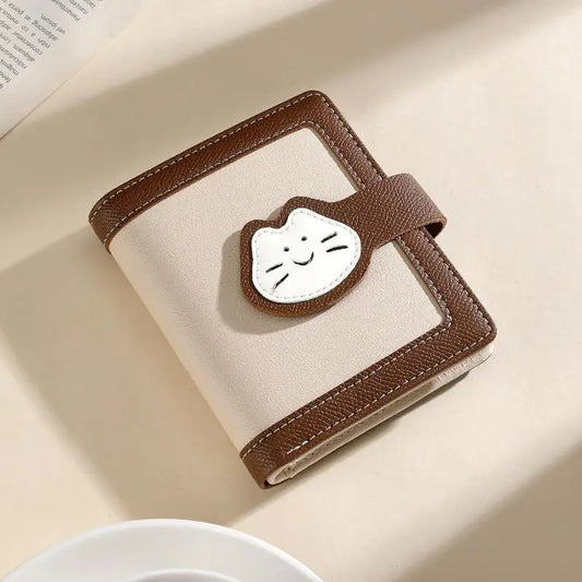 Women's Mini PU Leather Wallet – Card Slots & Zipper Coin Purse Women's Mini Wallet Oasis Select B