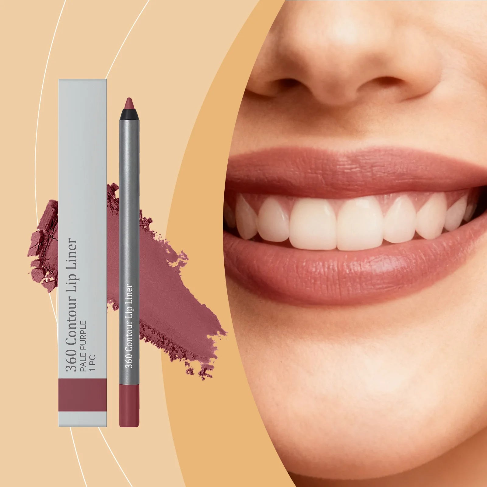 10 Colors Waterproof Lipliner Matte Lipliner Long-Lasting Smoothing Natural Pencil Natural Lasting Lipliner Lip Contour Peaceful Pleasures Health and Wellness