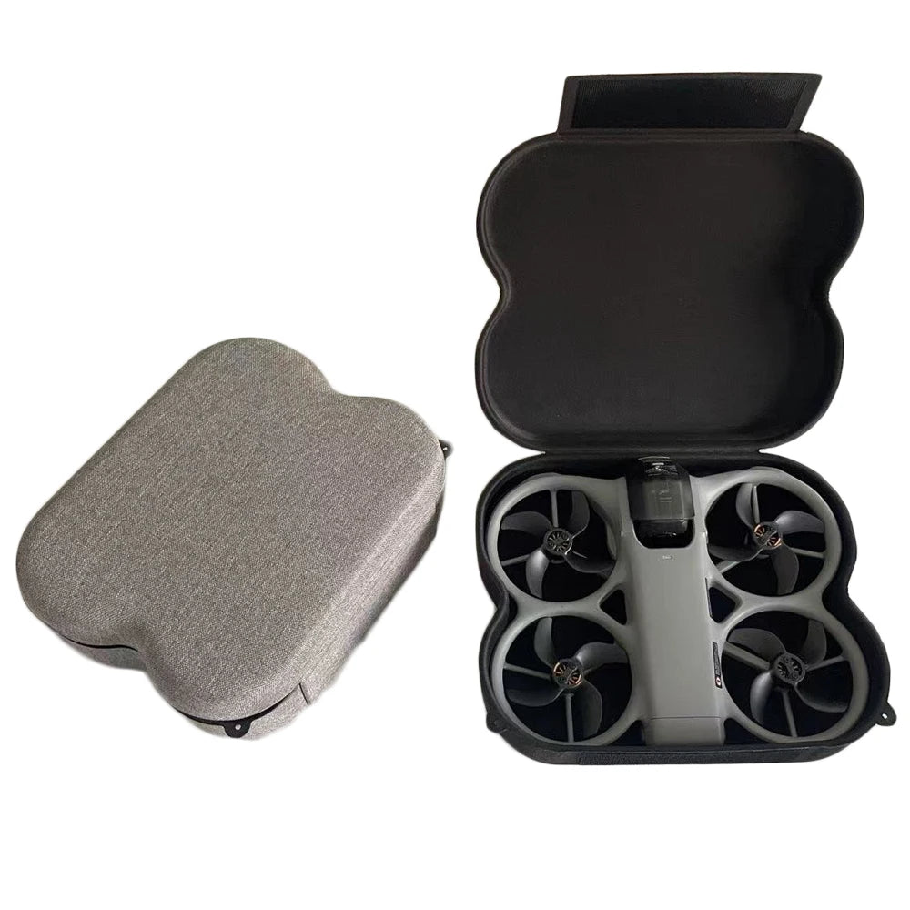 Ultra-Compact Design For DJI Avata 360 Hard Case Oxford Fabric Shell Hook And Loop Closure Custom Fit With 2 Holes For DIY Strap Peaceful Pleasures Health and Wellness