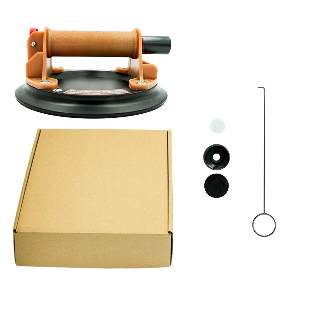 Upgraded Vacuum Suction Cup 200kg Load Capacity Heavy-duty Ceramic Tile Adsorption Granite Glass Lifting Vacuum Spreader Peaceful Pleasures Health and Wellness 1PC with Carton 4