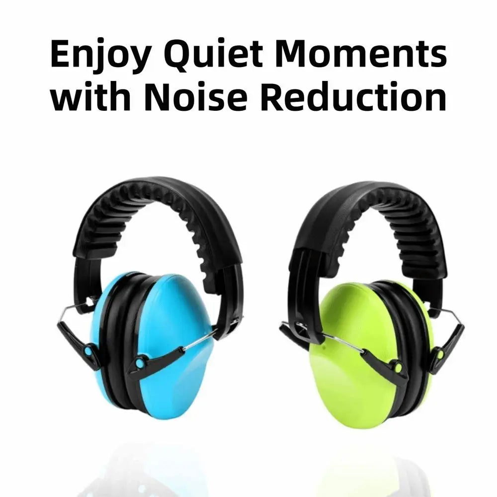 Adjustable Anti-Noise Earmuffs Head Mounted Noise Reduction Ear Protector Hearing Protection Safety Hearing Peaceful Pleasures Health and Wellness