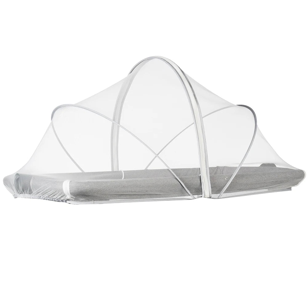 Baby Crib Mosquito Net Tent – Breathable, Foldable, Bug-Proof Peaceful Pleasures Health and Wellness WHITE Australia