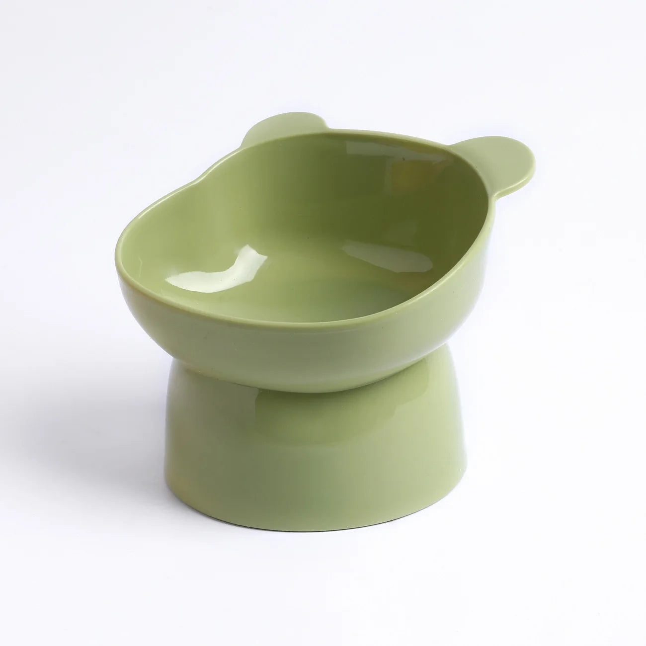 Elevated Tilted Cat Bowl | Non-Slip Raised Feeder & Waterer