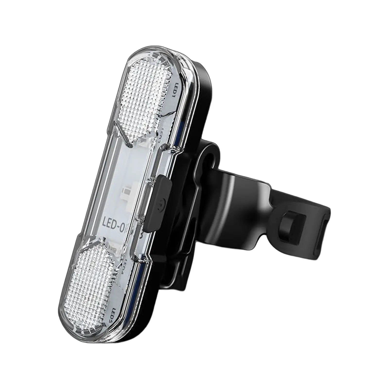 Bicycle Tail Light Waterproof High-Brightness For Mountain Road Cycling Safety Flashing Peaceful Pleasures Health and Wellness WHITE