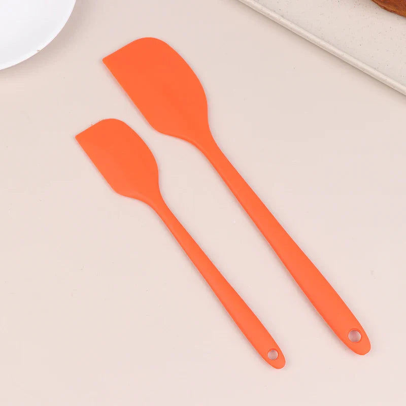 2-Piece Silicone Spatula Set – Baking Scraper & Spreader