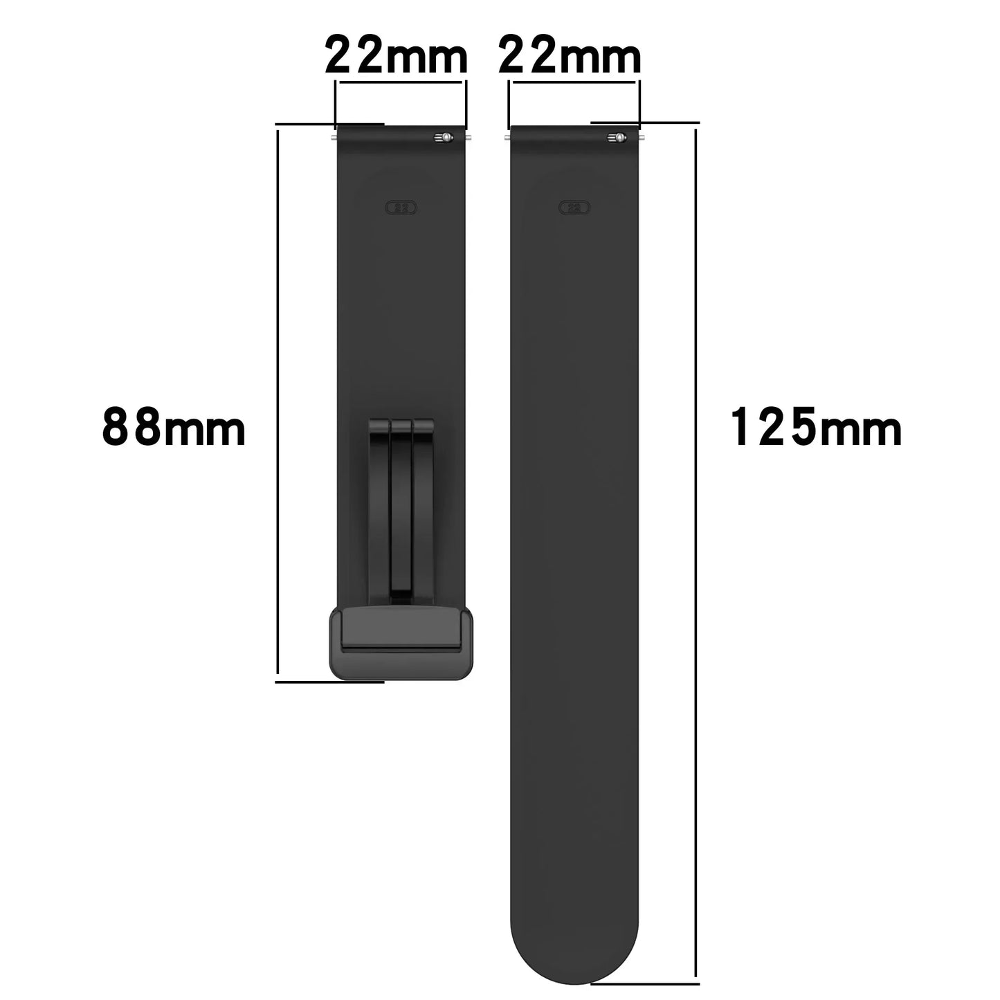 Silicone Watch Band 20mm 22mm – Xiaomi Samsung Huawei Strap Peaceful Pleasures Health and Wellness