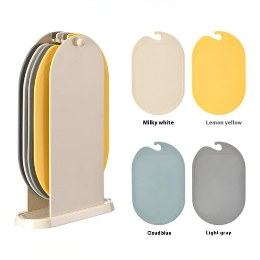 Hot TPU Cutting Board, Antibacterial and Mildew Resistant, Kitchen Double-sided Cutting Board, Wall Mounted Meat Cutting Board Peaceful Pleasures Health and Wellness