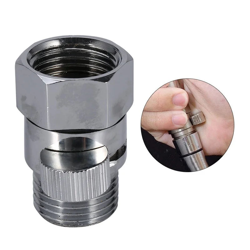 Shower Diverter Valve Out Brass Water Flow Control Valve Independent On/Off for Bathroom Faucet Spray Angle Valve with Handle Peaceful Pleasures Health and Wellness