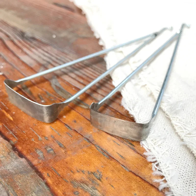 Ceramic Trimming Tool – Fork & Serrated Scraper Knife for Clay