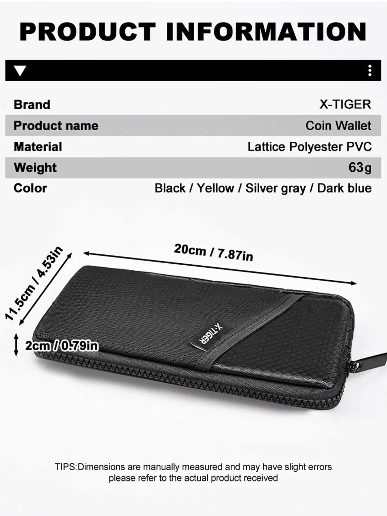 X-TIGER Cycling Jersey Pocket Bag – Lightweight Phone Wallet