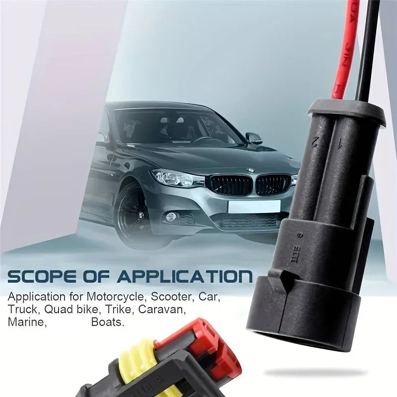 10PCS 18AWG 2-Pin Wire Connectors | Male Female Plug Peaceful Pleasures Health and Wellness