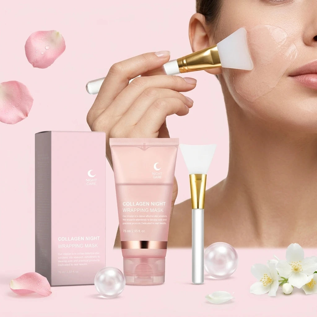 Nourishing Collagen Peel-Off Facial Mask Set for Skin Care Peaceful Pleasures Health and Wellness