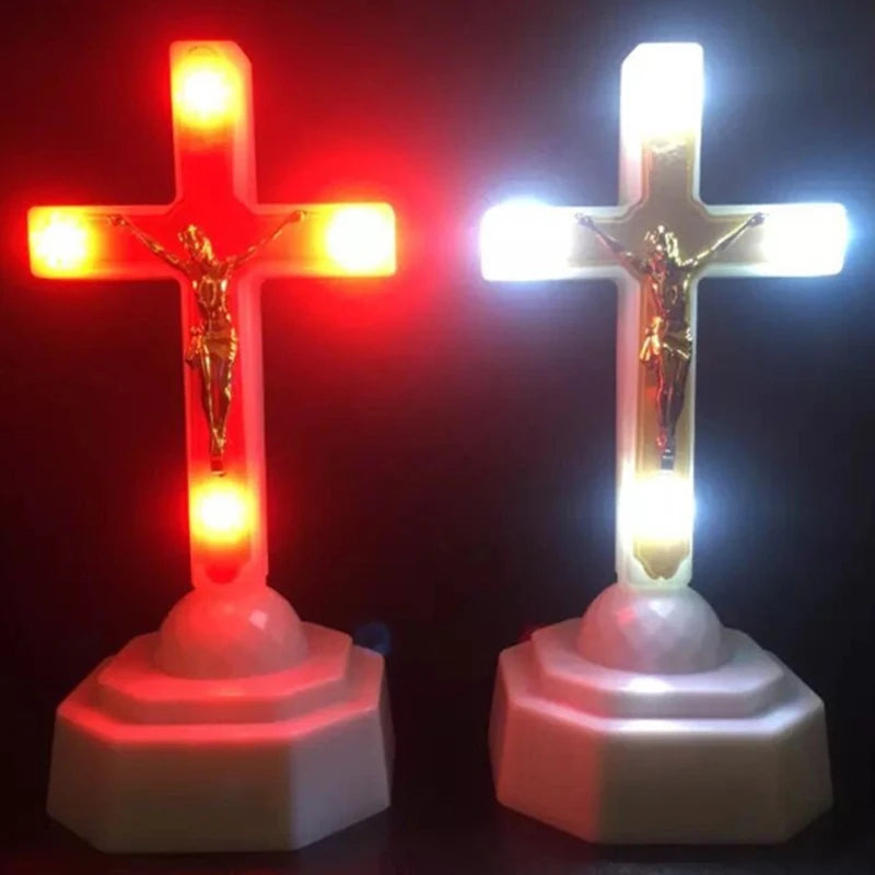 LED Glowing Cross Night Light | Christian Home & Church Decor