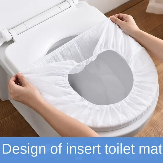 Disposable Bathroom Accessories Toilet Toilet SeatS Cover Seats Travel Stickers Portable Cushion Paper Maternal Non-woven Fabric Peaceful Pleasures Health and Wellness