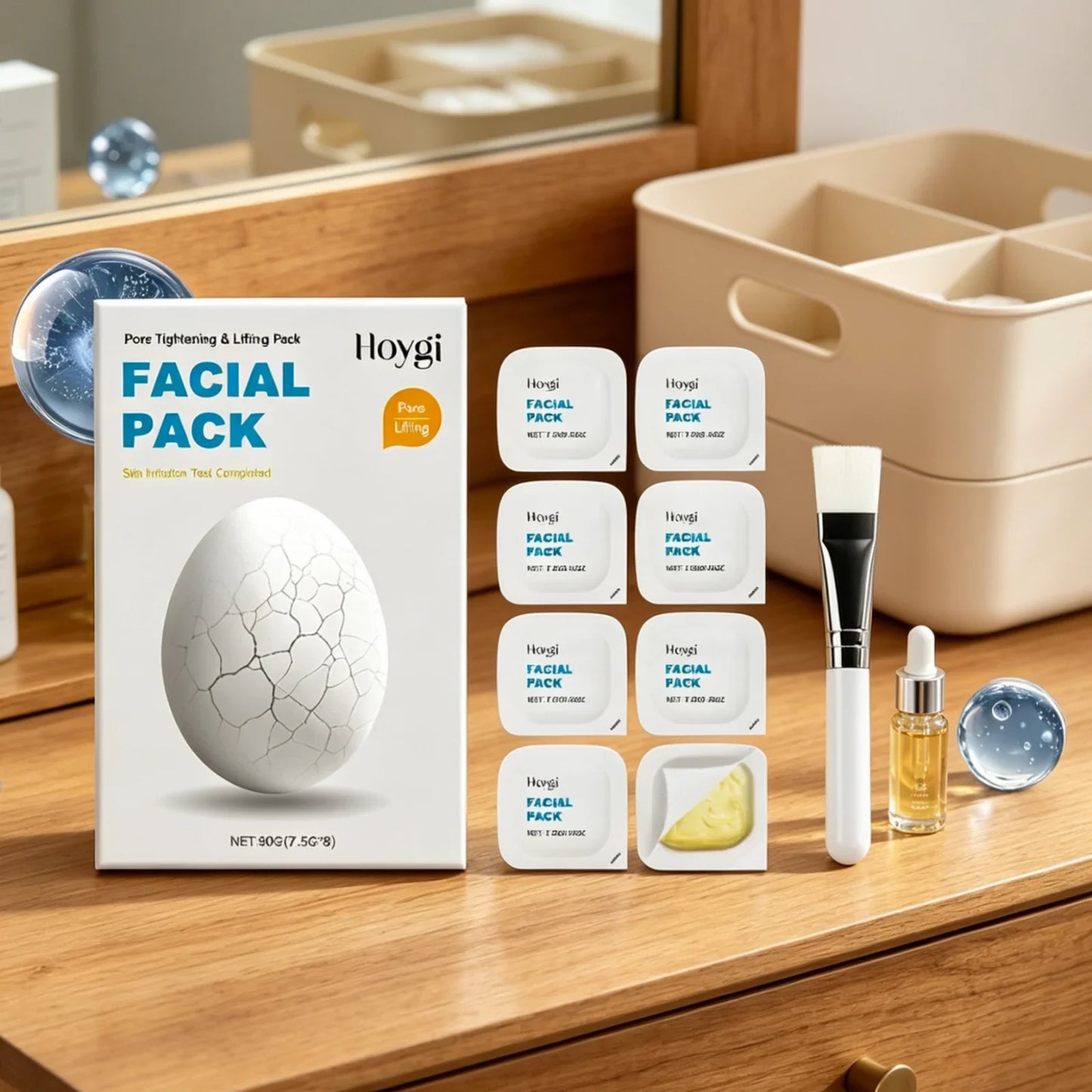 Hoygi Pore Tightening Face Mask – Anti-Aging & Hydrating 8pk