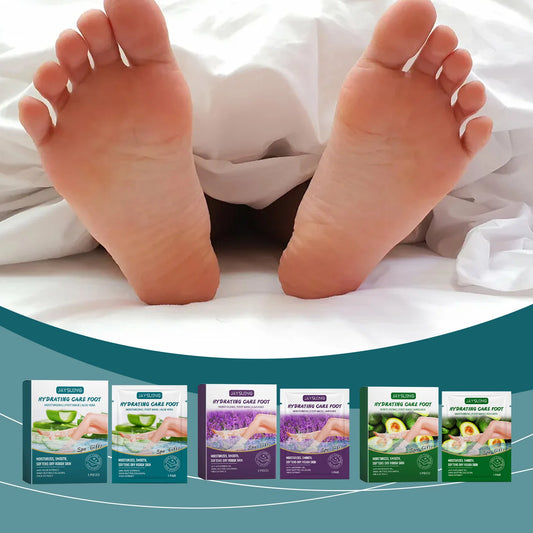 Exfoliating Foot Mask Anti Cracked Remove Dead Skin Heel Calluses Enhances Elasticity Moisturize Brighten Soften Feet Skin Care Peaceful Pleasures Health and Wellness