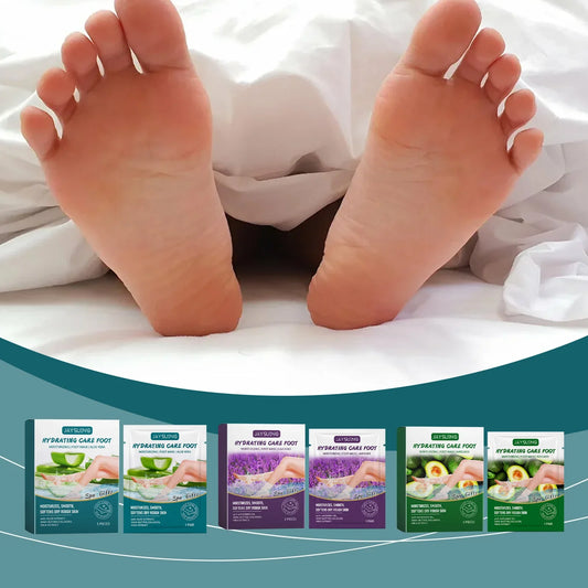 Jaysuing Exfoliating Foot Mask – Hydrate & Soften Feet (5 pcs) Exfoliating Foot Mask Oasis Select