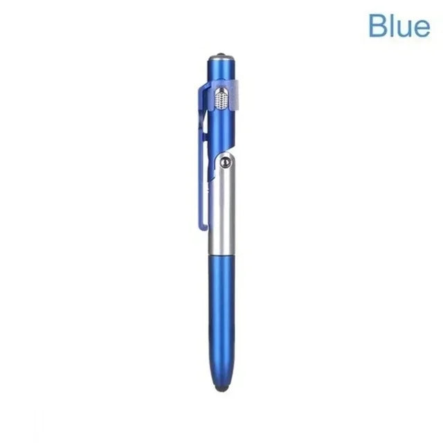 4-in-1 Ballpoint Pen Stylus with Flashlight & Phone Stand
