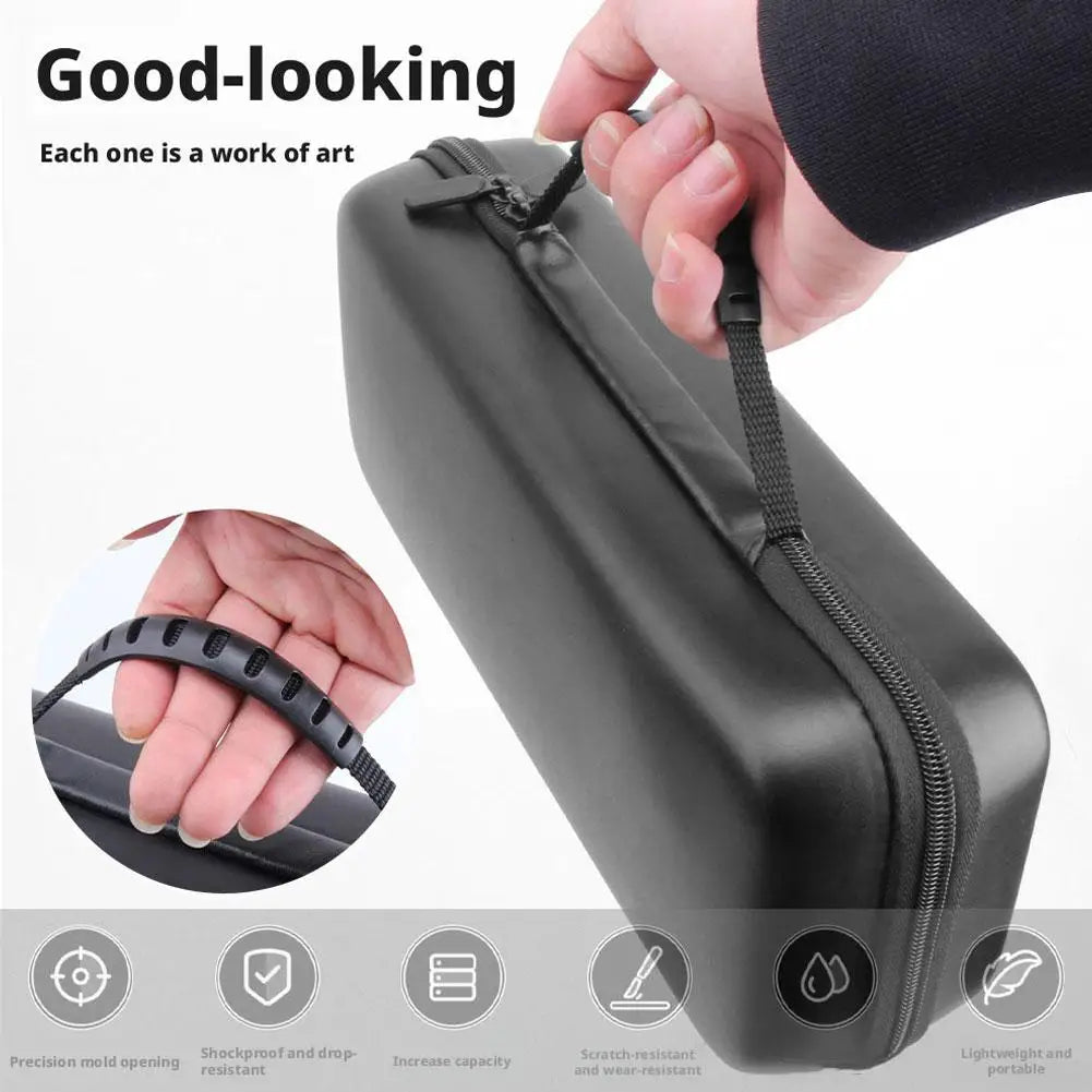 For Odin3 Handheld Console Storage Case EVA Leather-Textured Waterproof Shockproof Protective Carry Bag Peaceful Pleasures Health and Wellness