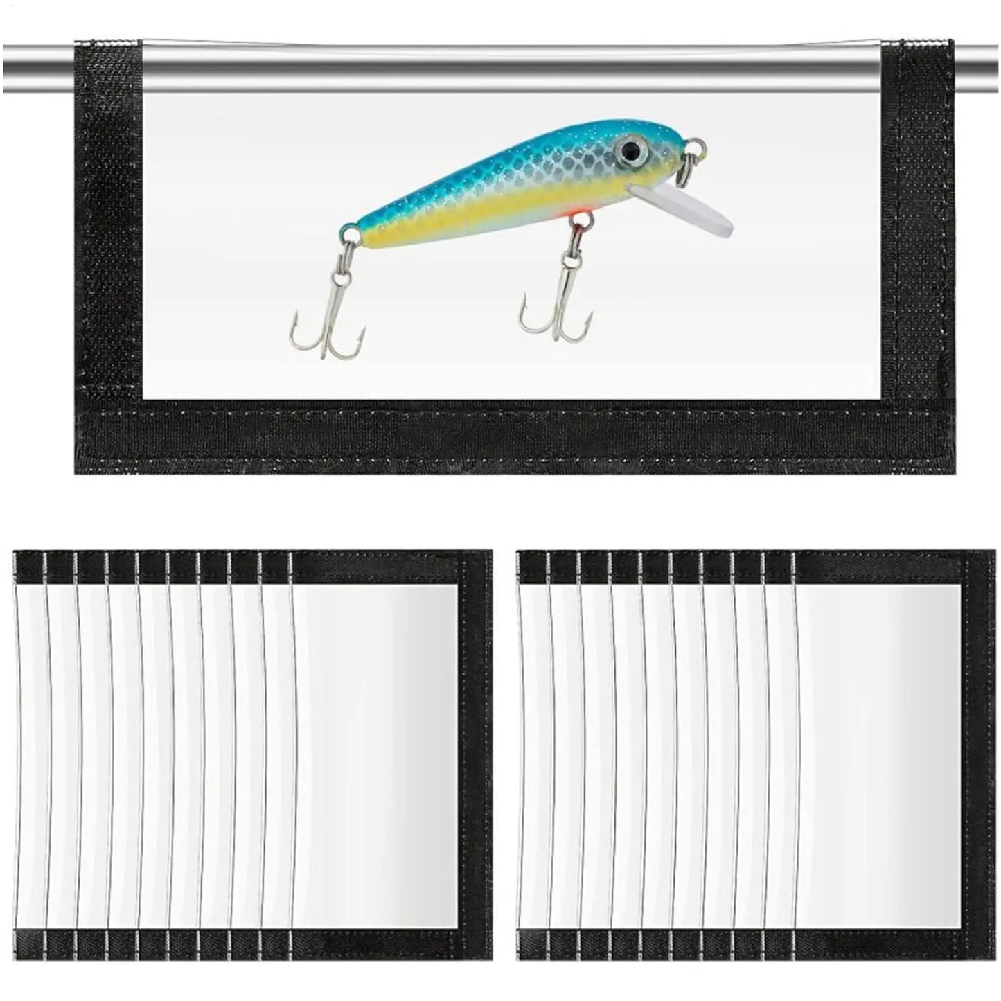 Clear Snap-On Fishing Lure Hook Covers | Tangle-Free Storage
