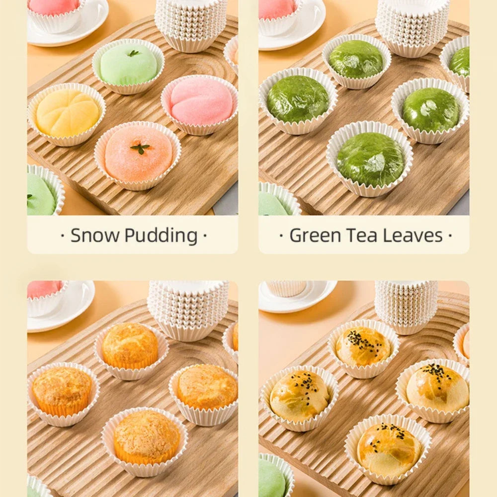 1000-Pack Greaseproof Cupcake & Muffin Liners – Food-Grade Paper Baking Cups, Oven Safe to 428°F