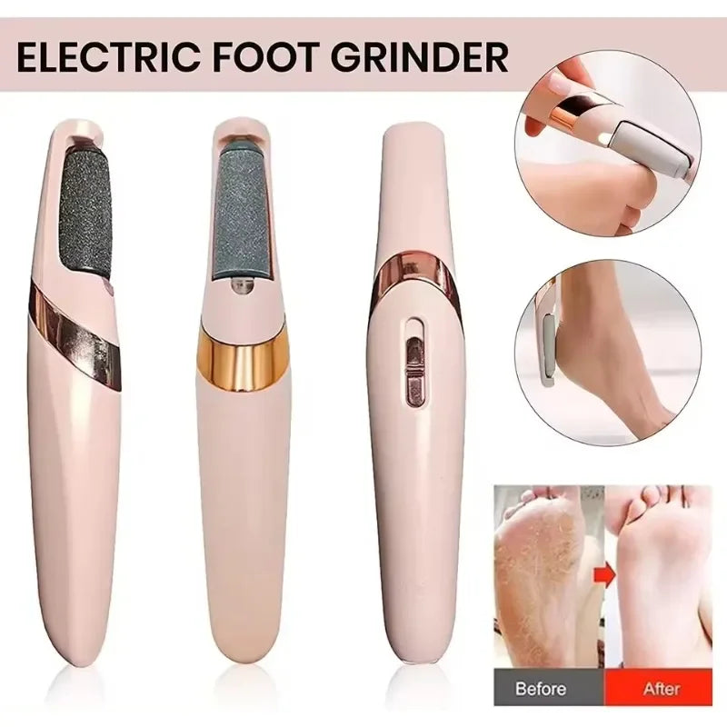Electric Foot Grinder Automatic Foot Callus Rubbing Pedicure Rechargeable Dead Skin Callus Remover Feet Clean Care Machine Peaceful Pleasures Health and Wellness