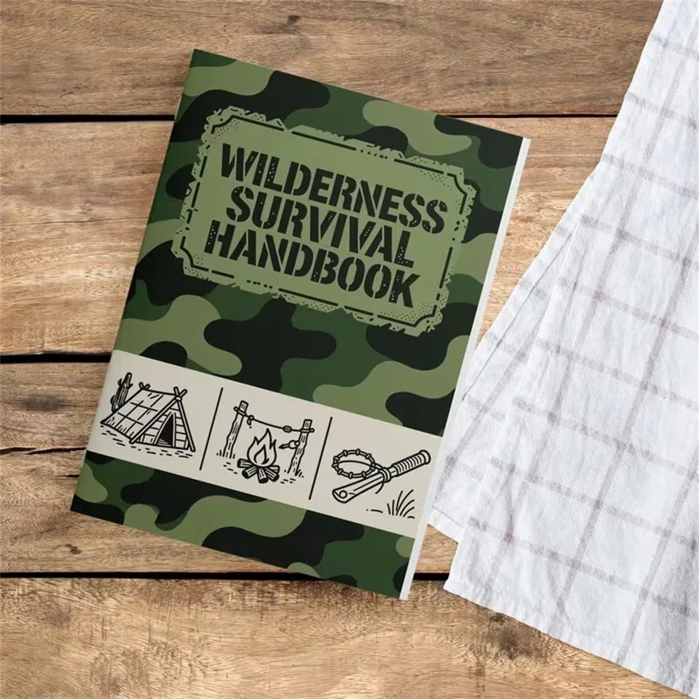 Adult Wilderness Survival Notebook, Outdoor Survival Guide And Planning Manual,For Backcountry Hiking Adventures Emergency Preps Peaceful Pleasures Health and Wellness