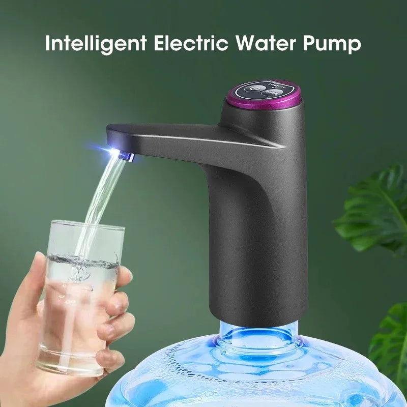 Automatic Electric Water Dispenser 600ML/min Smart Water Pump for Household Gallon Drinking Bottle Switch Water Appliances Peaceful Pleasures Health and Wellness