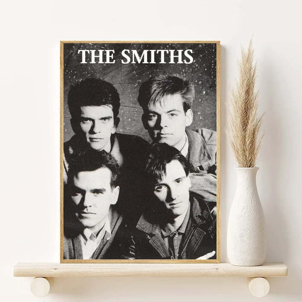 The Smiths Rock Band Minimalist Canvas Poster | Wall Art Print Canvas Wall Art Peaceful Pleasures Health and Wellness