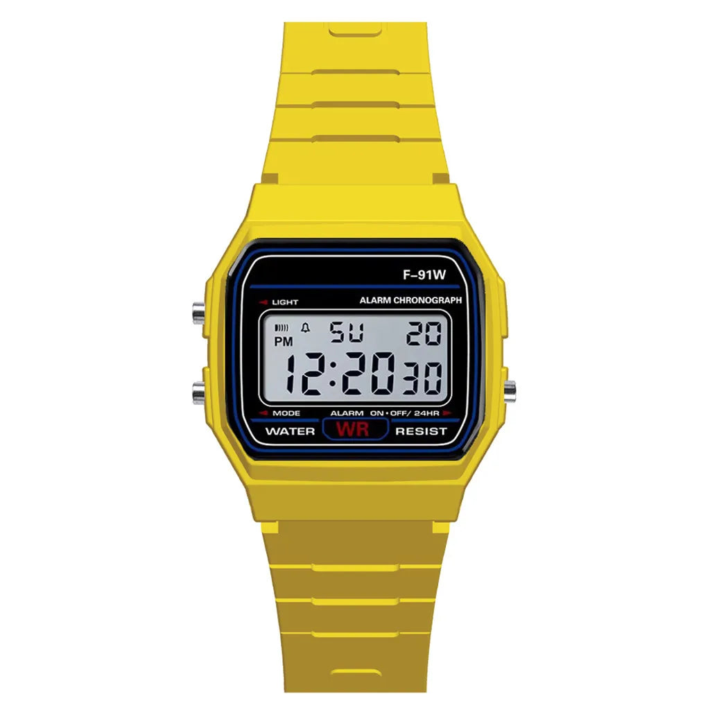 Luxury Men Analog Digital Military Armys Sport LED Waterproof Wrist Watch Peaceful Pleasures Health and Wellness Yellow