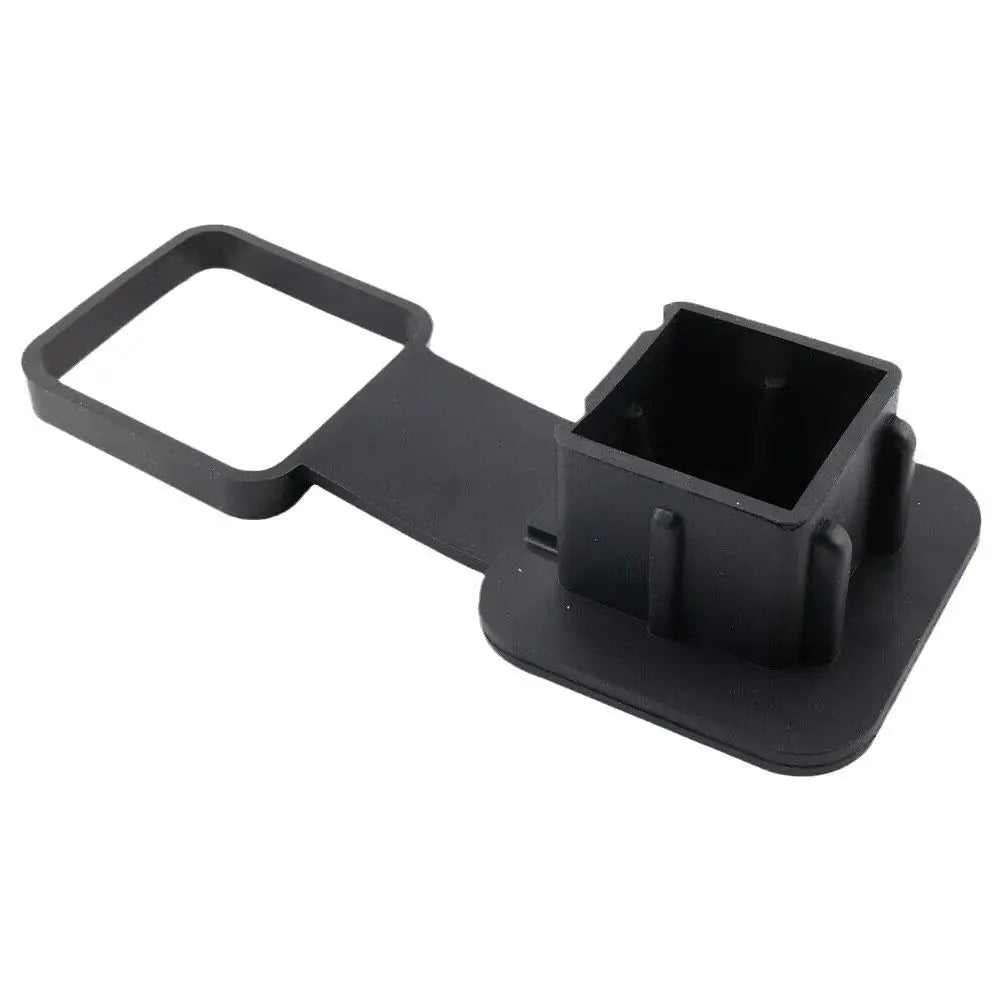 Tow Plug Tube Cap Protector Waterproof Trailer Hitch Cover Dustproof 2 Inch Receiver Auto Square Plug Tow Hook Cover Peaceful Pleasures Health and Wellness 1pcs