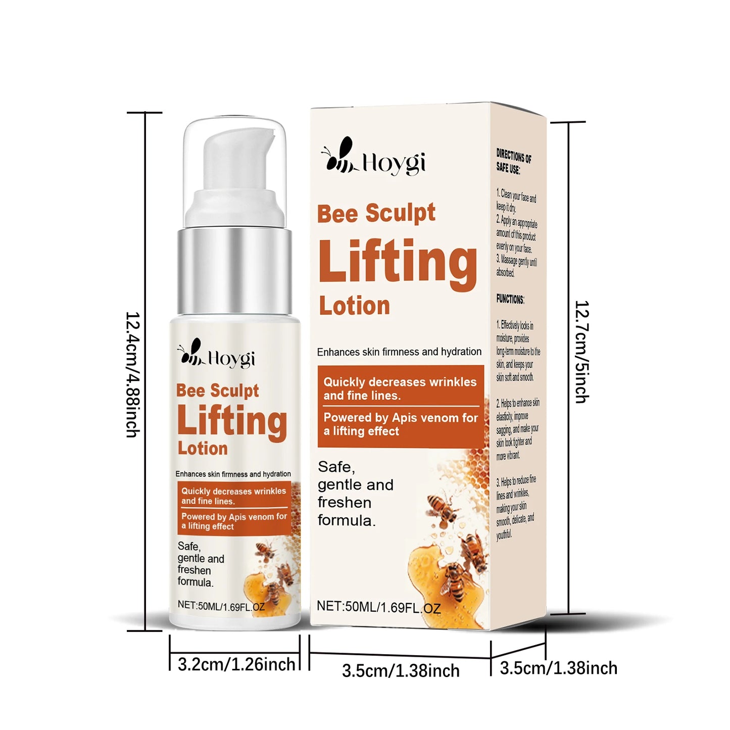 Bee Venom Face Cream Anti-Wrinkle Firming Moisturizer 50ml