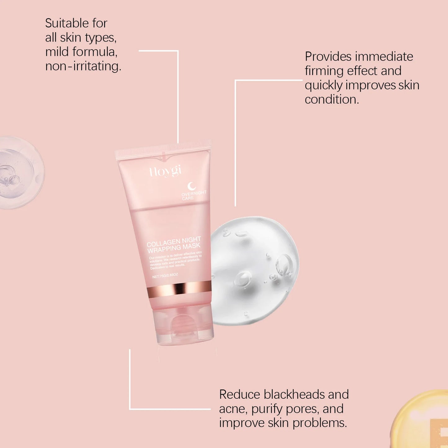 Collagen Peel-Off Overnight Face Mask – Firming & Hydrating