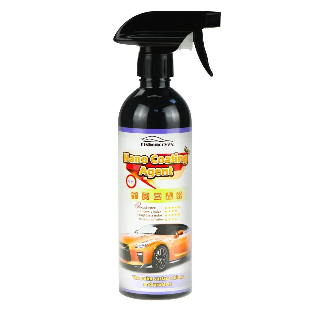 500ML 9H Hardness Car Detailing Ceramic Coating Car Products Ceramic Coating Nano Glass Plated Crystal Car Polish Peaceful Pleasures Health and Wellness 500ml