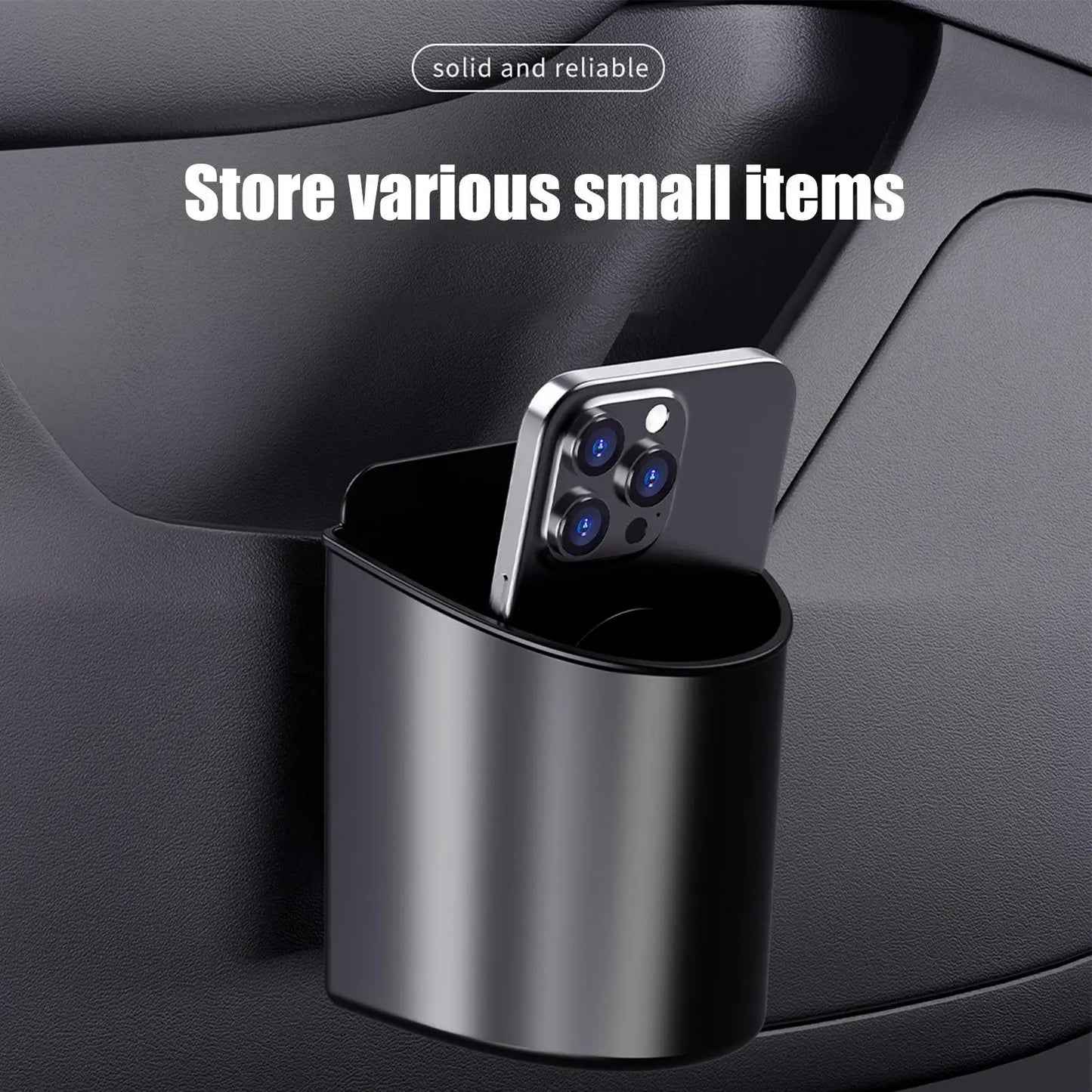 Car Door Cup Holder – Clip-On ABS Drink & Phone Organizer