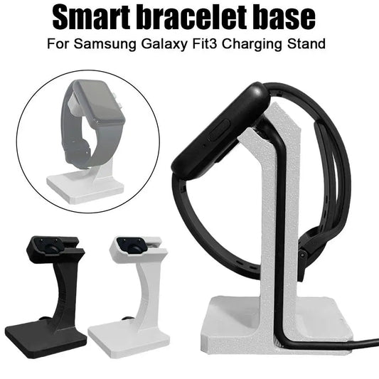 Wireless Charging Stand for Samsung Galaxy Fit 3 Strap Smartwatch Storage Bracket Watch Charger Dock Base for Samsung Fit3 Peaceful Pleasures Health and Wellness