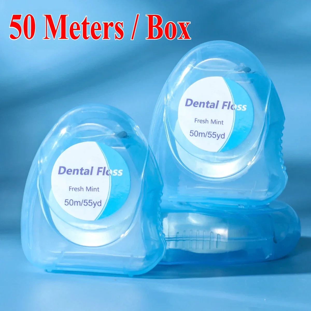 3pcs Ultraclean Mint Dental Floss Effective Plaque Removal,Teeth&Gum Protection Shred Resistant ForThoroughly Clean InTight Area Peaceful Pleasures Health and Wellness
