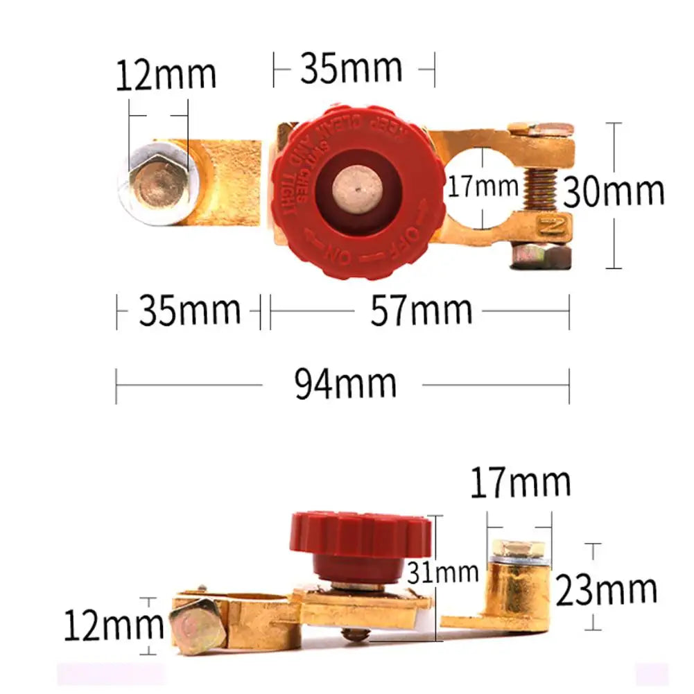 Heavy Duty Battery Isolator Cut-Off Switch – Car Truck & Boat