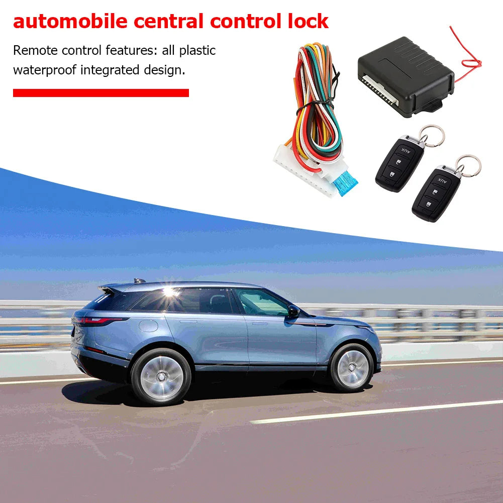 Car Remote Central Door Lock Locking Kit Keyless Entry Alarm System 410/T245 for Outdoor Personal Car Parts Decoration Peaceful Pleasures Health and Wellness