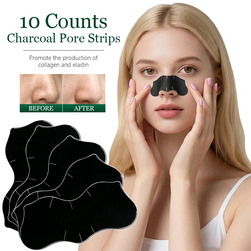 Blackhead Remover Strip, Nose Strips Blackhead Remover for Men and Women, Charcoal Pore Strips, Deep Cleansing and Oil Control Peaceful Pleasures Health and Wellness