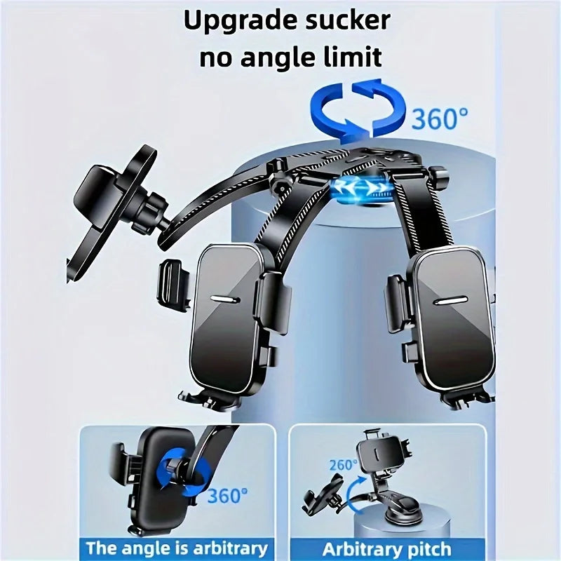 360° Gravity Car Phone Holder | Dashboard & Air Vent Mount