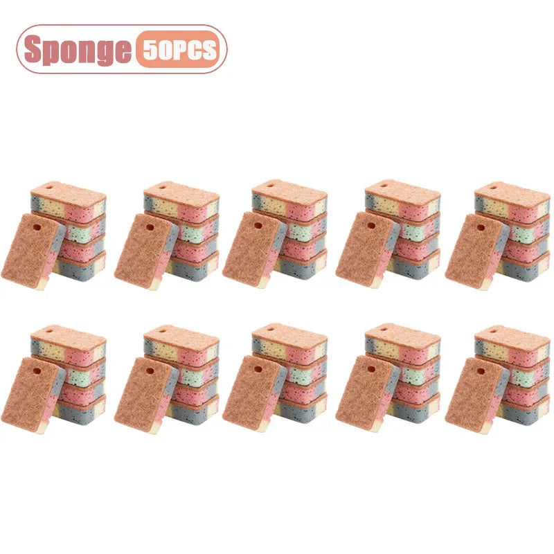 Dual-Sided Cellulose Dish Sponges | Colorful Kitchen Scourers