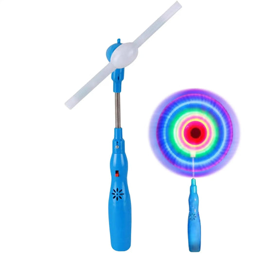 LED Music Windmill Spinner – Rainbow Glow Light-Up Kids Toy Light-Up Spinning Toy Peaceful Pleasures Health and Wellness