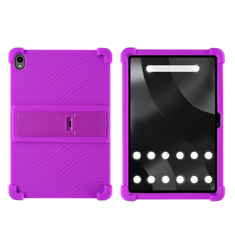 For Onn 12.1 Tablet Pro 2024 Model Case Shockproof Cover 12.1 Inch Soft All-Inclusive Drop-Proof Protective Case Peaceful Pleasures Health and Wellness PURPLE