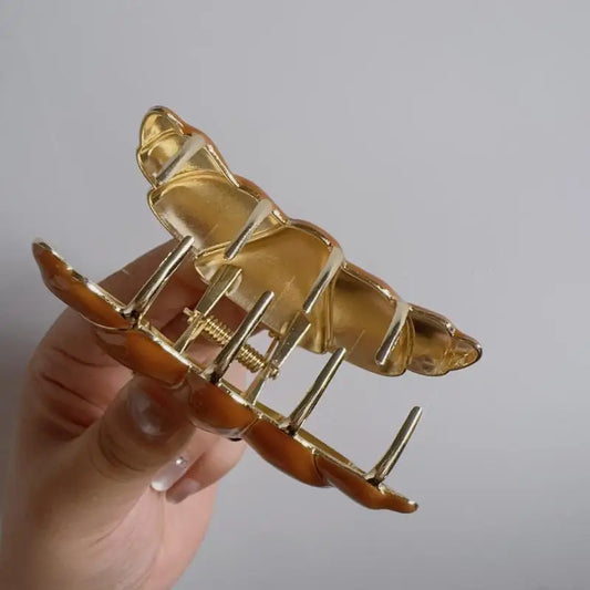 8cm Croissant Hair Claw Clip – Cute Food Series Women & Girls Hair Claw Clip Oasis Select